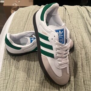 adidas OG Samba Cloud White/Green Size 42
